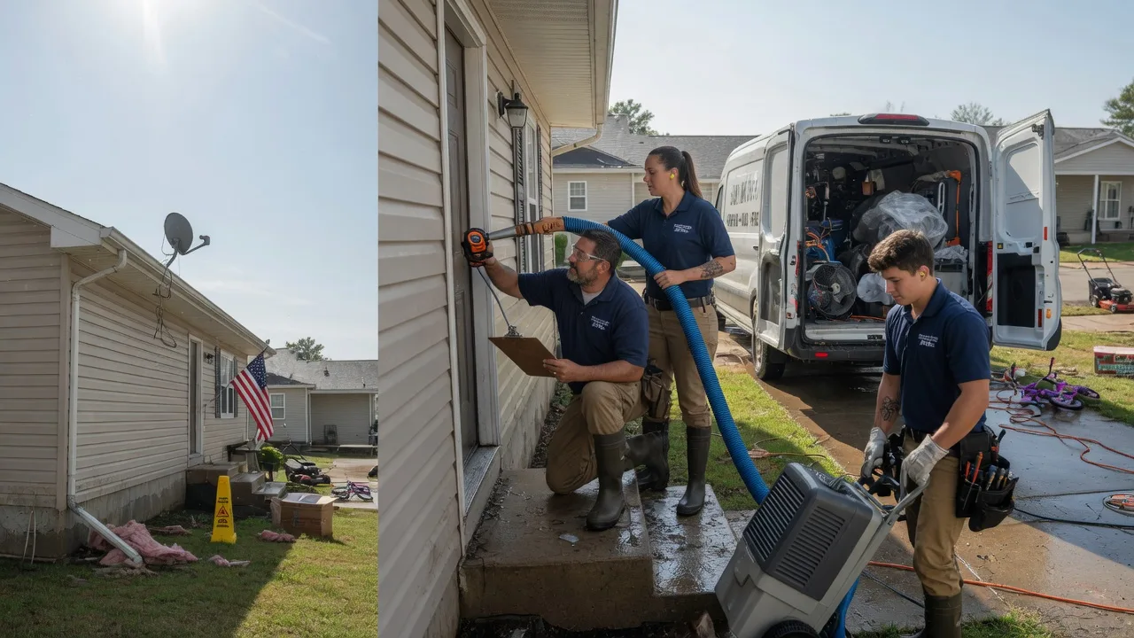 Ceiling Water Damage Restoration in Urbana, IN near me